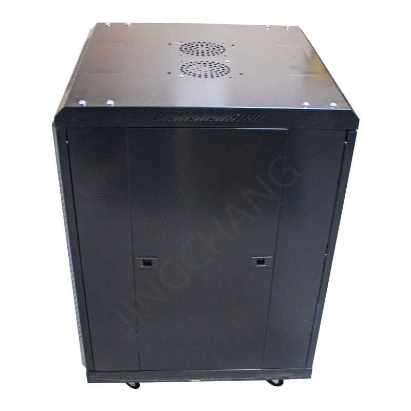 उन्नत संगठन के लिए 4 पोस्ट संरचना के साथ कुंजी लॉक 18U नेटवर्क रैक