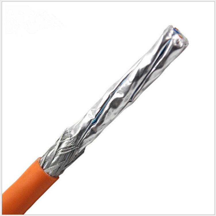 305m शील्ड 23awg 0.58mm नंगे कॉपर CAT7 LAN केबल, कैट 7 नेटवर्क केबल