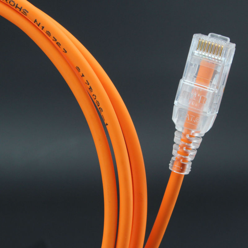 उच्च गति स्थिर LSZH पीवीसी Cat6 पैच कॉर्ड, 1000 फीट Cat6 ईथरनेट केबल