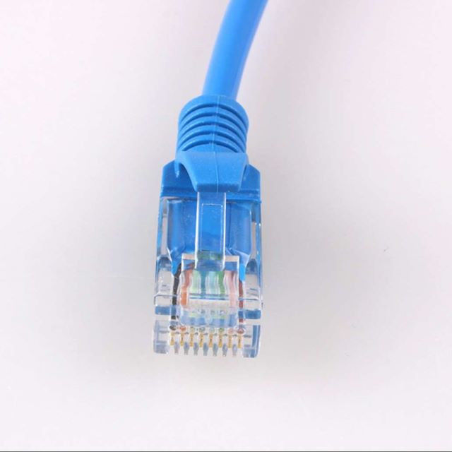 आरजे 45 से विभिन्न लंबाई RJ45 UTP 24AWG Cat6 पैच कॉर्ड 4 जोड़े 8P8C