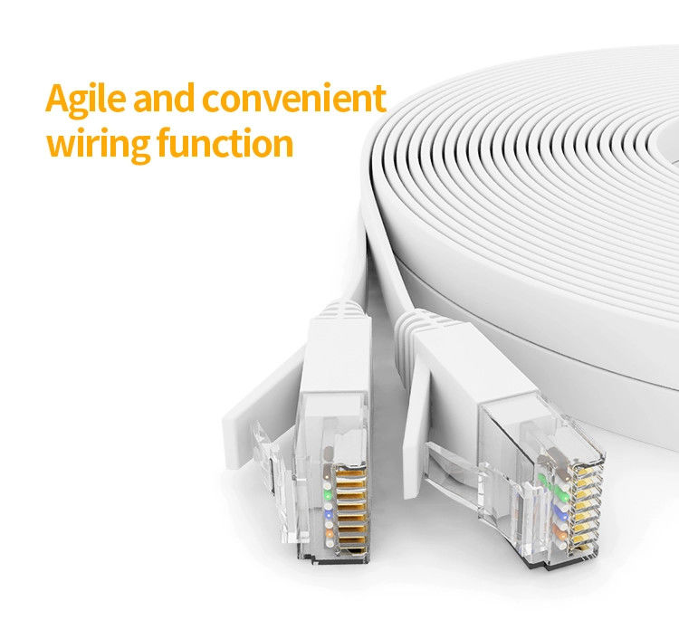 24AWG FTP UTP Cat6 पैच कॉर्ड, ईथरनेट के लिए Amp पैच कॉर्ड Cat6