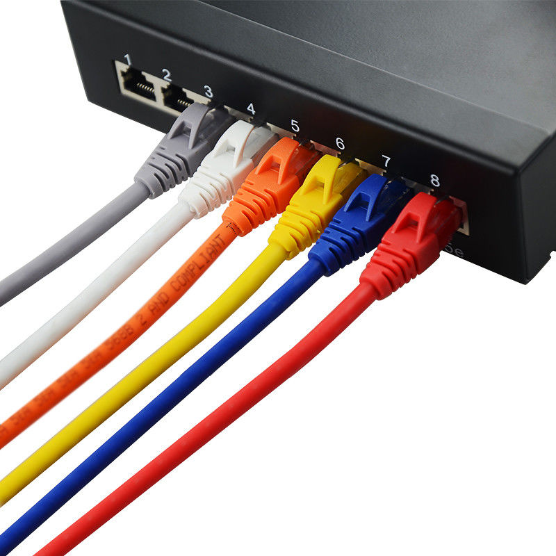 10m 34AWG ईथरनेट नेटवर्क केबल पैच कॉर्ड UTP कैट 6