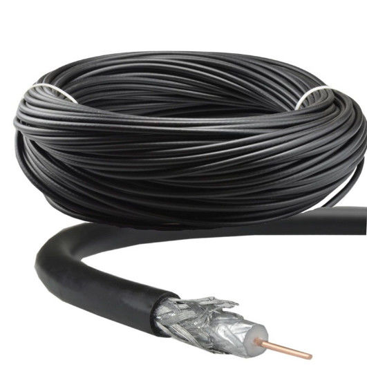 RG6 RG7 RG213 RG11 RF RG58 समाक्षीय टीवी केबल काला रंग