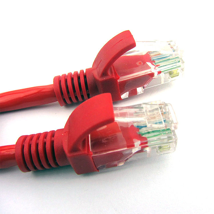 26AWG बेयर कॉपर पीवीसी LSZH 3M 5M 10M नेटवर्क पैच कॉर्ड