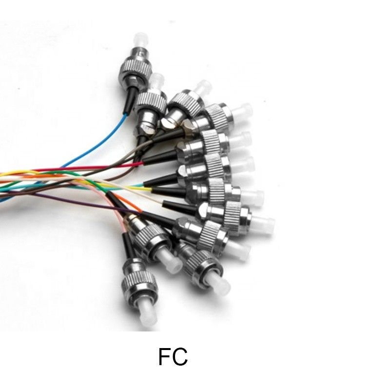 SC UPC FC LC SM G652D G657A पैच केबल कॉर्ड पिगटेल SC 12 कोर ऑप्टिक फाइबर पैच कॉर्ड
